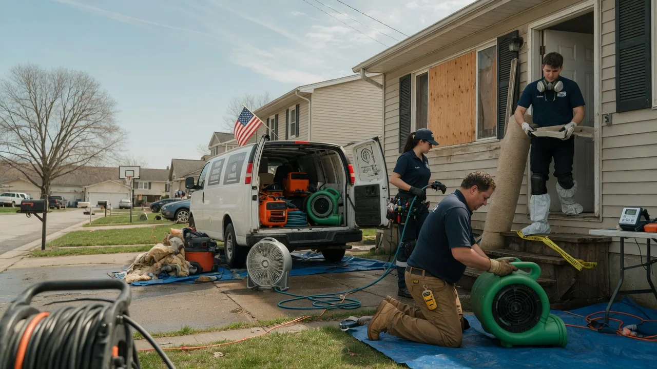 Water Damage Restoration in Lucernemines, PA near me